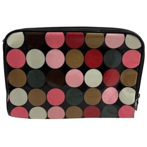 Contents by Allegro 80s polka dot cosmetic bag